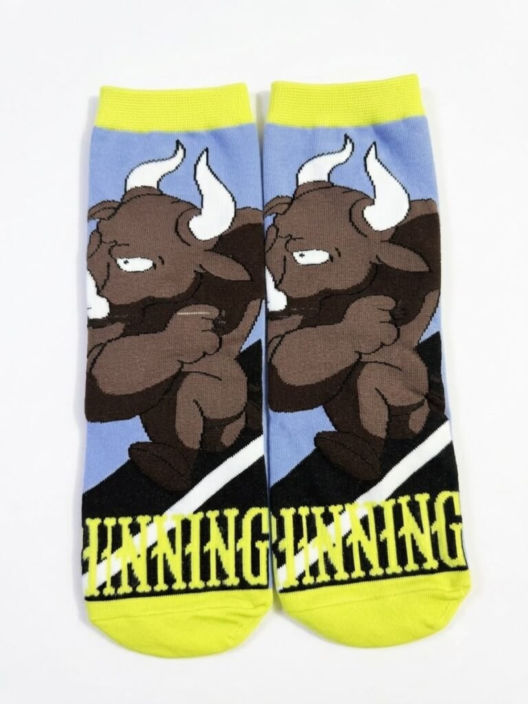 Bold Character Minotaur Crew Socks