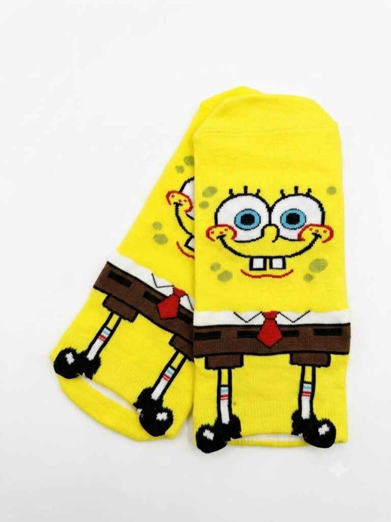 Classic SpongeBob SquarePants Character Socks