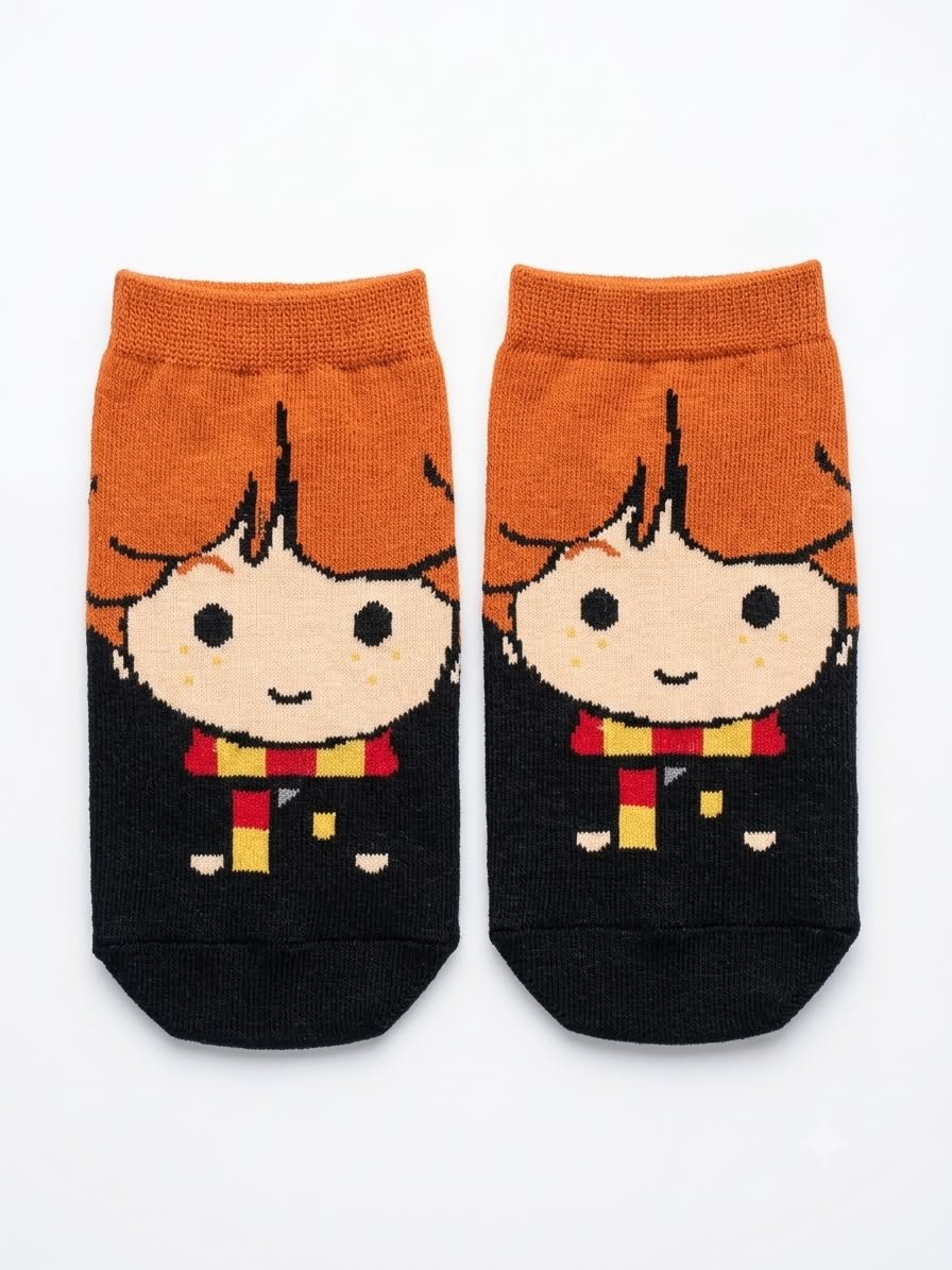 Harry Potter Character Ron Weasley Ankle Socks
