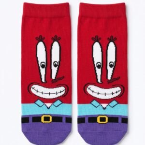 Official Krusty Krab Money King Mr. Krabs Novelty Character Socks - Pair