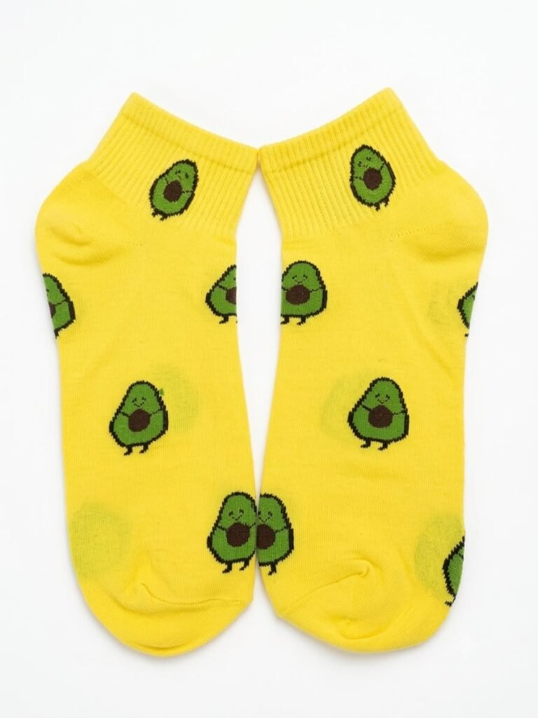 Vibrant Avocado Dream Ankle Socks